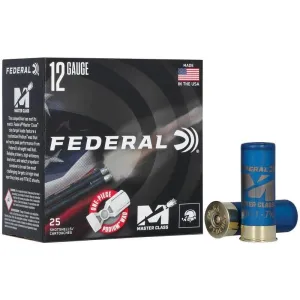 Federal Master Class Shotshells 12ga 2-3/4" 1-1/8oz 1235 fps #8 25/ct