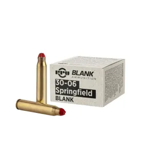 PPU Blank Rifle Ammunition .30-06 Sprg Blanks 20/ct