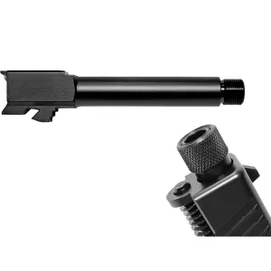 Combat Armory Glock 19 Gen 1-5 Threaded Handgun Barrel Black