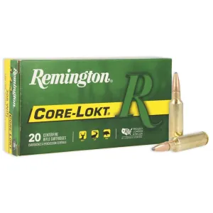 Remington Core-Lokt Rifle Ammunition .300 WSM 150 gr PSP 3320 fps 20/ct