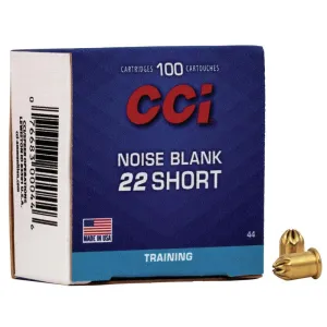 CCI Rimfire Noise Blanks .22 Short 100/ct