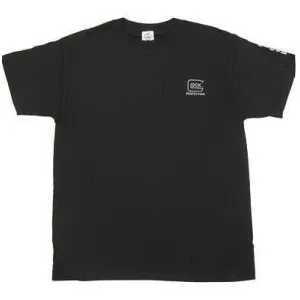 Glock Factory T-Shirt Black with Silver Logo M
