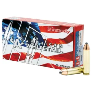 Hornady American Whitetail Rifle Ammunition .450 Bushmaster 245 gr Interlock SP 2200 fps 20/ct