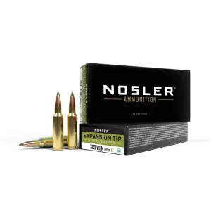 Nosler E-Tip Rifle Ammunition .300 WSM 180 gr ET 2900 fps 20/ct