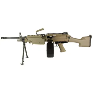 FN M249S 5.56 NATO 18.5" Barrel 30rd Mag or 200rd Belt Flat Dark Earth