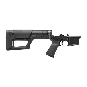 COMPLETE LOWER RECEIVER W/MAGPUL MOE & PRS LITE FOR AR15 BLK