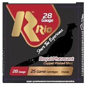 Rio Ammunition RPC285 Royal Pheasant 28Gauge 2.75" Copper-Plated 5Shot
