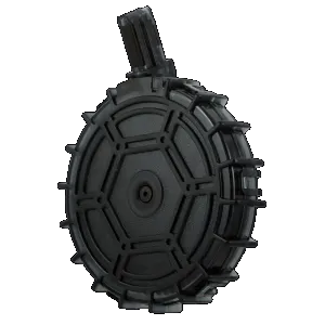 ProMag 70rd Drum Magazine 22 LR Fits Remington 597 Smoke Polycarbonate