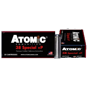 Atomic Ammunition 419 Pistol Precision Craft 38Special +P 148gr Lead Hollow Point 50 Rounds