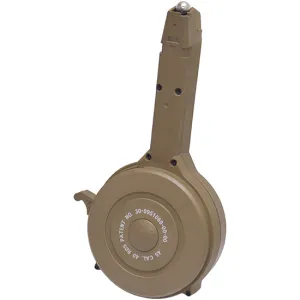 RWB Drum Mag Glock 45ACP 40rd Tan Polymer High-Capacity Magazine