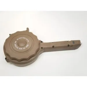 RWB Drum Mag Glock 9mm 50rd Tan Polymer Compatible with Glock 17 19 26 34