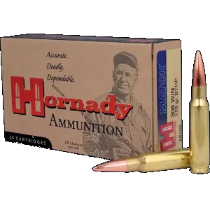 Hornady Match 8mm Mauser Boat Tail Hollow Point 196 Grain 20 Rounds