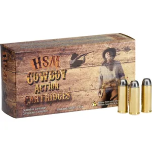HSM, Cowboy Action, 44 Remington Magnum, Semi Wadcutter, 240 Grain, 50 Rounds