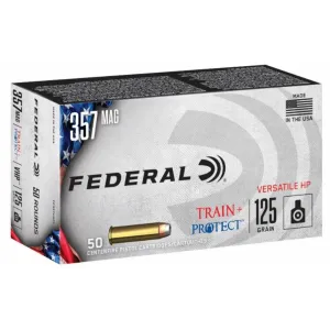 Federal Train + Protect 357 Magnum VHP 125 Grain 50 Rounds