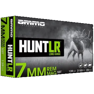 Ammo Inc Signature Hunt 7mm Remington Magnum Rifle Ammo - 139 Grain | Super Shock Tip | 20rd Box