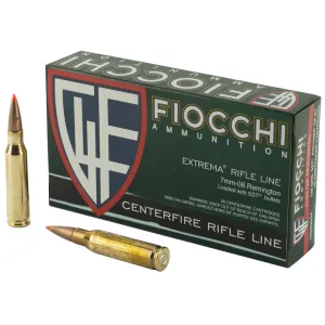 Fiocchi Hyperformance Hunt Rifle Ammo 7mm-08 Rem. 139 gr. SST 20 rd.