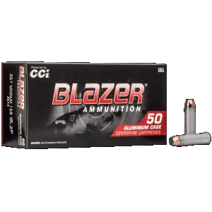CCI Blazer Pistol Ammo 357 Mag 158 gr. Jacketed Hollow Point 50 rd.