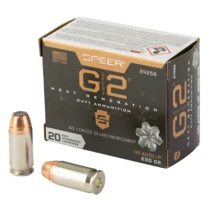 Speer Gold Dot G2 45 Acp G2 230 Grain 20 Rounds