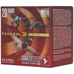 Federal PWUX20924 Premium Black Cloud 20Gauge 3" 1oz 25 Rounds
