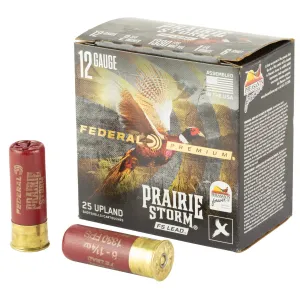 Federal PFX126FS6 Premium Prairie Storm FS 12Gauge 2.75" 1 1/4oz 6Shot 25 Rounds