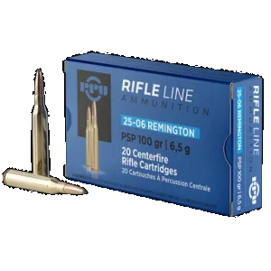Prvi Partisan Standard 25-06 Remington Pointed Soft Point 100 Grain 20 Rounds
