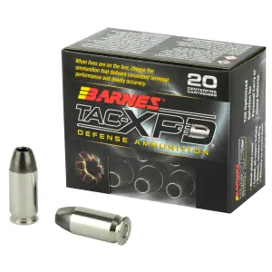 Barnes Bullets TAC-XPD 45 ACP +P TAC-XP 185 Grain 20 Rounds