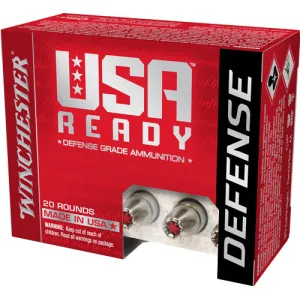 Winchester USA Ready Defense 10mm Auto Hex Vent Hollow Point 170 Grain 20 Rounds