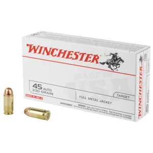 Winchester, Usa Pistol, 45 Acp, Full Metal Jacket, 230 Grain, 50 Rounds