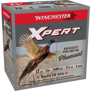 Winchester Super-X Xpert Pheasant Steel 12 ga. 3 in. 1 1/4 oz. 4 Shot 25 rd.