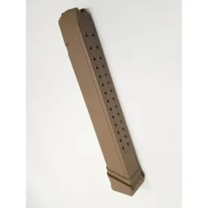 RWB Mag Glock 9mm 33rd Steel Lined Tan Polymer Compatible with Glock 17 19 26 34