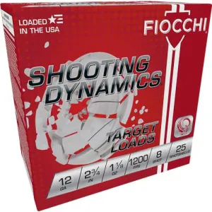 FIOCCHI 12GA 2.75" 1-1/8OZ #8 - 12SD18H8