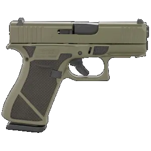 Glock G43X 9mm Luger 3.4in 10rd OD Green Diamond Stippling