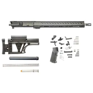 Luth-Ar Rifle Kit Bull 16 W Fixed Stock 16 In Fluted Barrel Upper Handguard