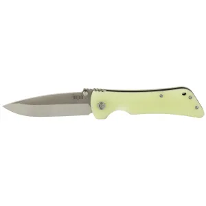 Southern Grind Bad Monkey Folding Knife 4 in. Drop Point Satin w/Jade Ghost Green Handle