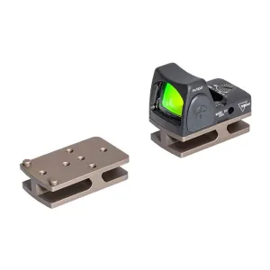 Badger Ordnance Micro Sight Mount Trijicon RMR Tan Aluminum 1-Piece Picatinny Adapter
