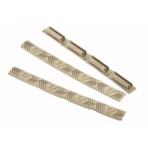 M-LOK RAIL COVER 4-SLOT 3-PACK FDE