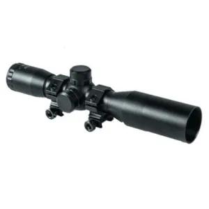 Keystone Sporting Arms Ksa Aim Combat Scope With Sunshade For Crickett Rifles 4x Mil-Dot 1 Inch Mount Rings Included
