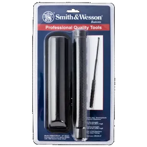 Smith & Wesson Knives SWBAT24HCP Baton 24" Collapsible Black TPR Handle