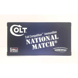 38 Spc Colt Nat Match 125gr FMJ-FP 50/bx