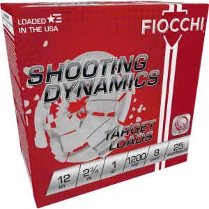 FIOCCHI 12GA 2.75" 1OZ #8 - 12SD1H8