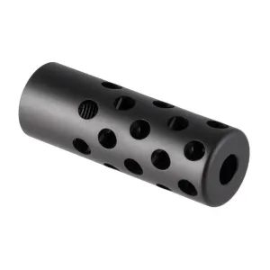 Gentry Custom Quiet Muzzle Brake 6.5 Caliber 5/8-24 Steel Matte Blue