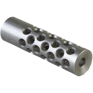 Keeno Arms Muzzle Brake 22 Caliber Universal Rifles 1/2-28 Stainless
