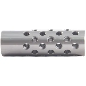 Keeno Arms Muzzle Brake 22 Caliber 9/16-24 Stainless Universal Rifles .850