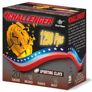 FIRST CLASS SPORTING CLAY 20 GA 2-3/4'' 7/8OZ #7.5 250 CASE