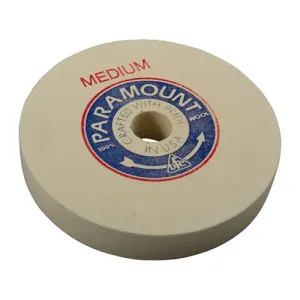 6'' MEDIUM FELT POLISHING WHEEL 1'' ARBOR