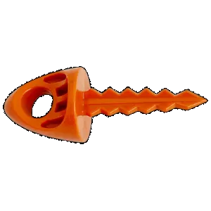 Targettack Llc Targettack Orange Polycarbonate Plastic 1" For Paper/Vinyl Targets 12 Pack