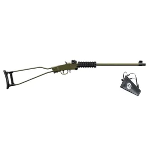 Chiappa Firearms Little Badger Folding Rifle 22LR 16.5in OD Green Mystikote