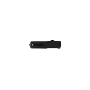 Templar Knives Premium Lightweight Black Rubber Automatic Knife 3 1/2" Drop Point Blade Black