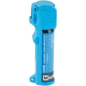 Mace 80727 Personal Pepper Spray OC Pepper/UV Dye 20 Burst 12ft Neon Blue Includes Keychain