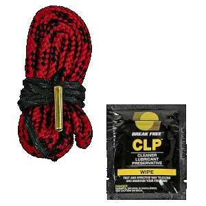 KleenBore RC-338 Rifle Pull Through Cleaner .338 Cal Rifle w/ BreakFree CLP Wipe
